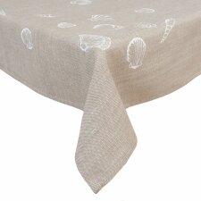 SEA SHELLS - table cloth natural 150x250 cm