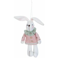 Dekofigur Kaninchen rosa - TW0385