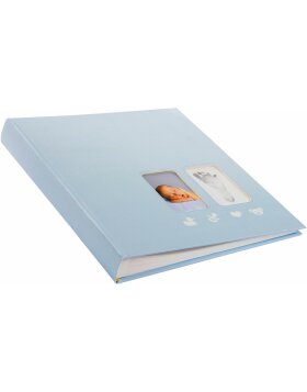 Goldbuch Babyalbum FIRST STEPS blau 30x31 cm 60 weiße Seiten
