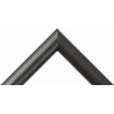 Marco de madera H004 cristal negro antirreflejos 20x40 cm