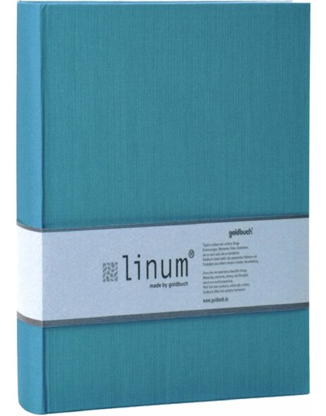 Goldbuch Linum album &agrave; pochettes turquoise pour 300 photos 10x15