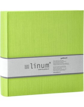 Light-green slip-in album Linum 200 pictures