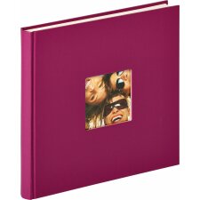 Walther Design-Fotoalbum Fun violett 26x25 cm 40 weiße Seiten