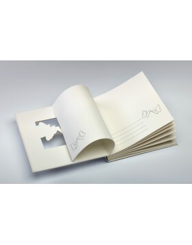 Walther Wedding album Farfalla 28x30,5 cm 50 white sides