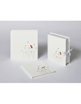 Walther Hochzeitsalbum Bleeding Heart 28x30,5 cm 50 weiße Seiten