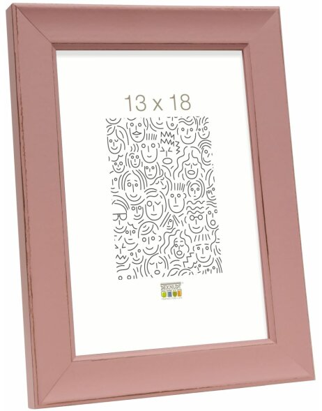 wooden frame S45YF pink 15x15 cm