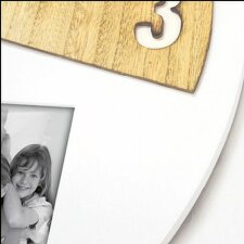 Picture frame clock King 4 pictures 10x10 cm