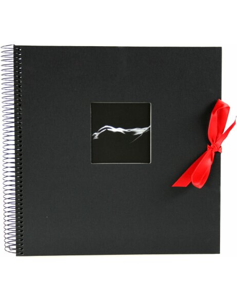 Goldbuch Album &agrave; spirales Dream noir 28x28 cm 40 pages noires