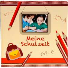 Goldbuch Schulzeit Fotoalbum MEINE SCHULZEIT 25x25 cm 60 weiße Seiten