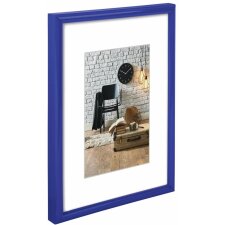 Plastic frame Sevilla 60x80 cm blue acrylic glass