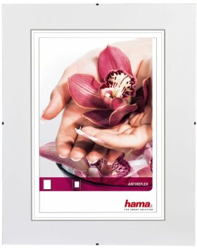Rahmenloser Bildhalter Hama 50x75 cm Antireflexglas