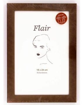 Flair 3 - wooden frame 18x24 cm copper