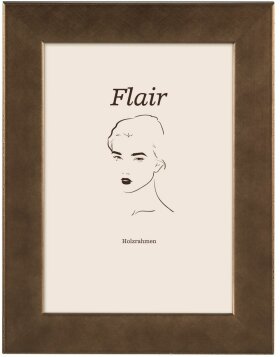 Flair 3 - Cornice di legno 24x30 cm rame