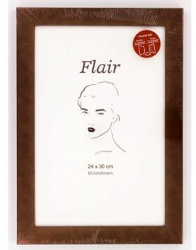 Flair 3 - wooden frame 24x30 cm copper