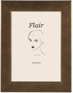 Flair 3 - Drewniana rama 40x50 cm miedź