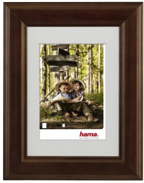 Hama wooden frame Iowa 24x30 cm walnut