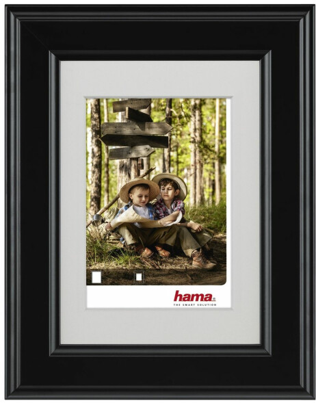 Hama wooden frame Iowa 24x30 cm black