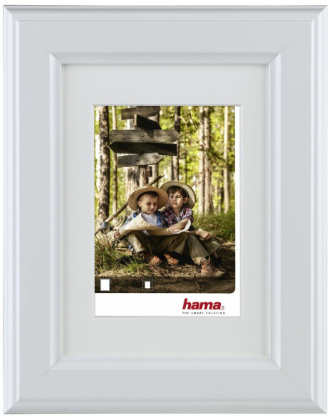 Hama wooden frame Iowa 30x40 cm white