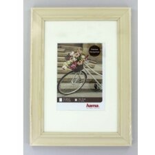 Vélo wooden frame cream 15x20 cm