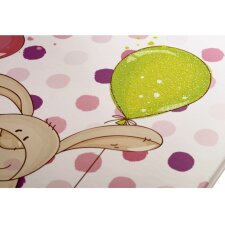 Baby diary Small hare 20x28 cm pink