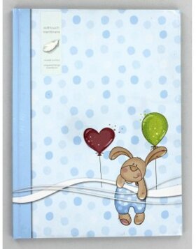 Pamiętnik dla dziecka Little Bunny 20x28 cm niebieski