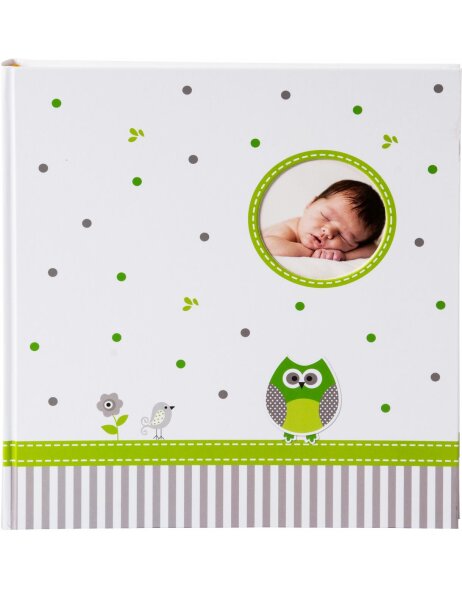 Babyalbum Babyworld Owl green