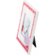 Ele Bele baby portrait frame red/white for 10x10 cm