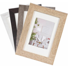 Henzo Picture frame Modern 40x60 cm middle brown with mat 30x45 cm