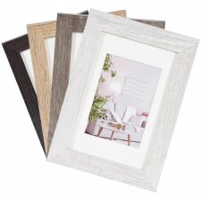 Henzo Picture frame Modern 50x60 cm white with mat 40x50 cm
