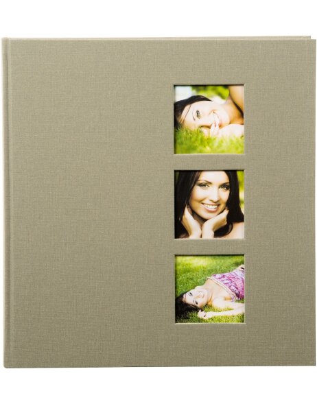 Goldbuch Fotoalbum Style taupe 30x31 cm 60 wei&szlig;e Seiten