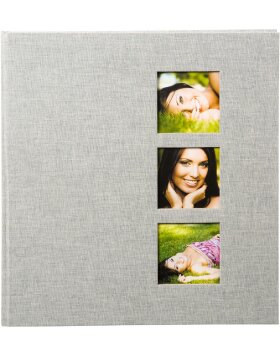 Goldbuch album photo STYLE gris 30x31 cm 60 pages blanches