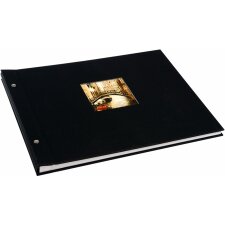 Goldbuch Schraubalbum Bella Vista sortiert 39x31 cm 40 schwarze Seiten