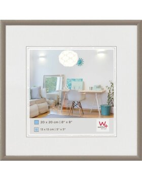 Kunststof frame New Lifestyle 10x10 cm staal