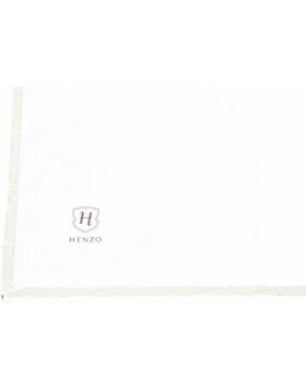 Henzo Hochzeitsgästebuch Ciara weiß 20,5x26 cm 100 weiße Seiten