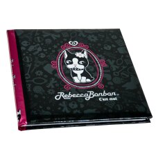 schwarzes Goldbuch Poesiealbum Rebecca BONBON