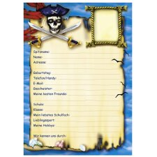 Vriendenboek a5 Piraten motief i