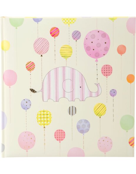 Goldbuch Baby Album Happy Elephant pink 30x31 cm 60 white sides