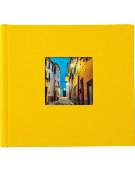 Goldbuch Einsteckalbum Bella Vista gelb 100 Fotos 10x15 cm