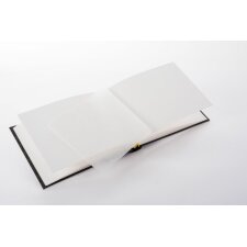 Goldbuch álbum de fotos Dimensión Pirámide Negra 22x16 cm 36 páginas blancas