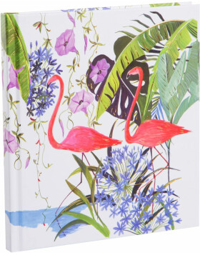Tropical Flamingo Inschrijfboek 17,5x19 cm