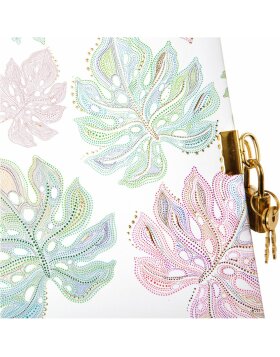 Journal intime Flora Leaves - 44 353 Goldbuch