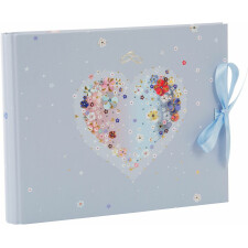 photo guest book - Hearts of Flowers