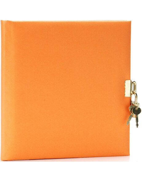 Orange colored diary SEDA by Goldbuch
