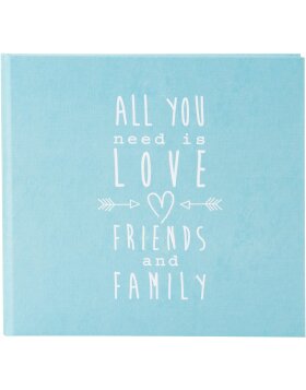 guest book All You Need - turquoise
