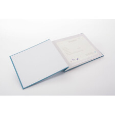Goldbuch Kordel-Fotoalbum Ichthys blau 23x29 cm 40 weiße Seiten