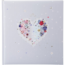 Goldbuch Hochzeitsalbum Hearts of Flowers 30x31 cm 60 weiße Seiten