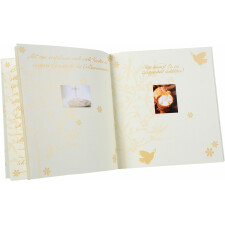 Goldbuch Kommunion Ichthys beige Erinnerungsalbum 23x25 cm 44 Seiten