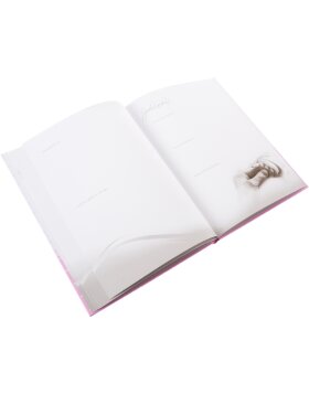 Goldbook Journal de bébé Bunny rose 21x28 cm 44 pages illustrées