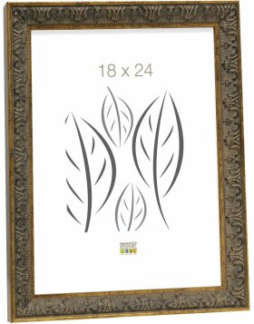 photo frame gold-grey resin 20,0 x30,0 cm S95MA