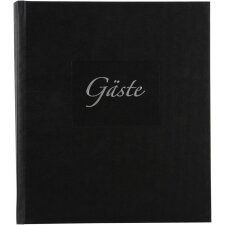 seda gastenboek van Goldbuch in black